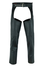 UNISEX BASIC COIN POCKET LEATHER CHAPS